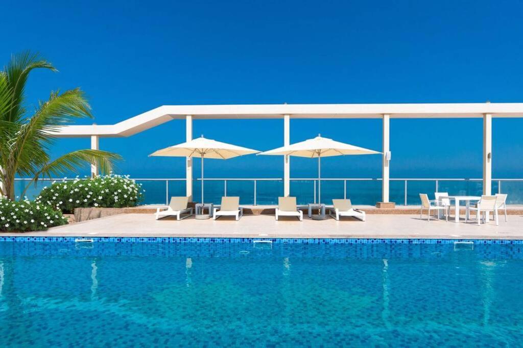 Ocean Whisper Ultra Luxe 1 Bedroom Apartment With A Private Beach - Al Marjan Island Ras al-Khaimah Ngoại thất bức ảnh
